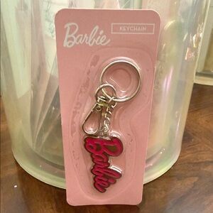 Barbie Pink Logo Keychain